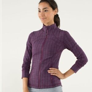 Lululemon Forme Jacket *Cuffins Ziggy Wee September Plum 2